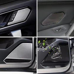 For Volkswagen Tiguan MK2 2017 - 2022 Interior Accessories Door Speaker Audio Loudspeaker Decoration Cover Trim Car Styling