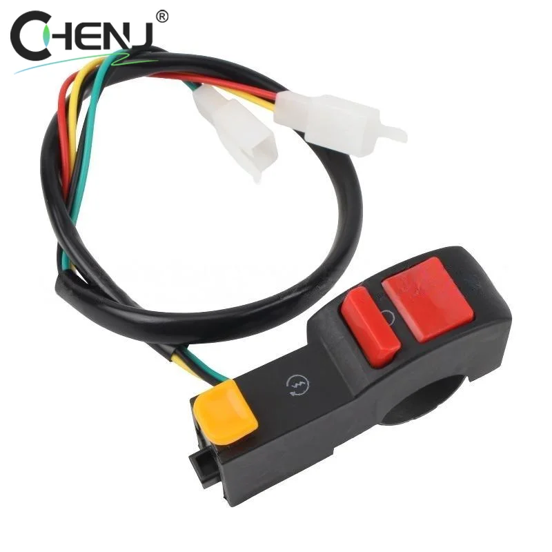J 1pc Electric Start Stop On Off Kill Starter Switch Motorcycle Dirt Bike ATV Quad Push Button Toggle Switch