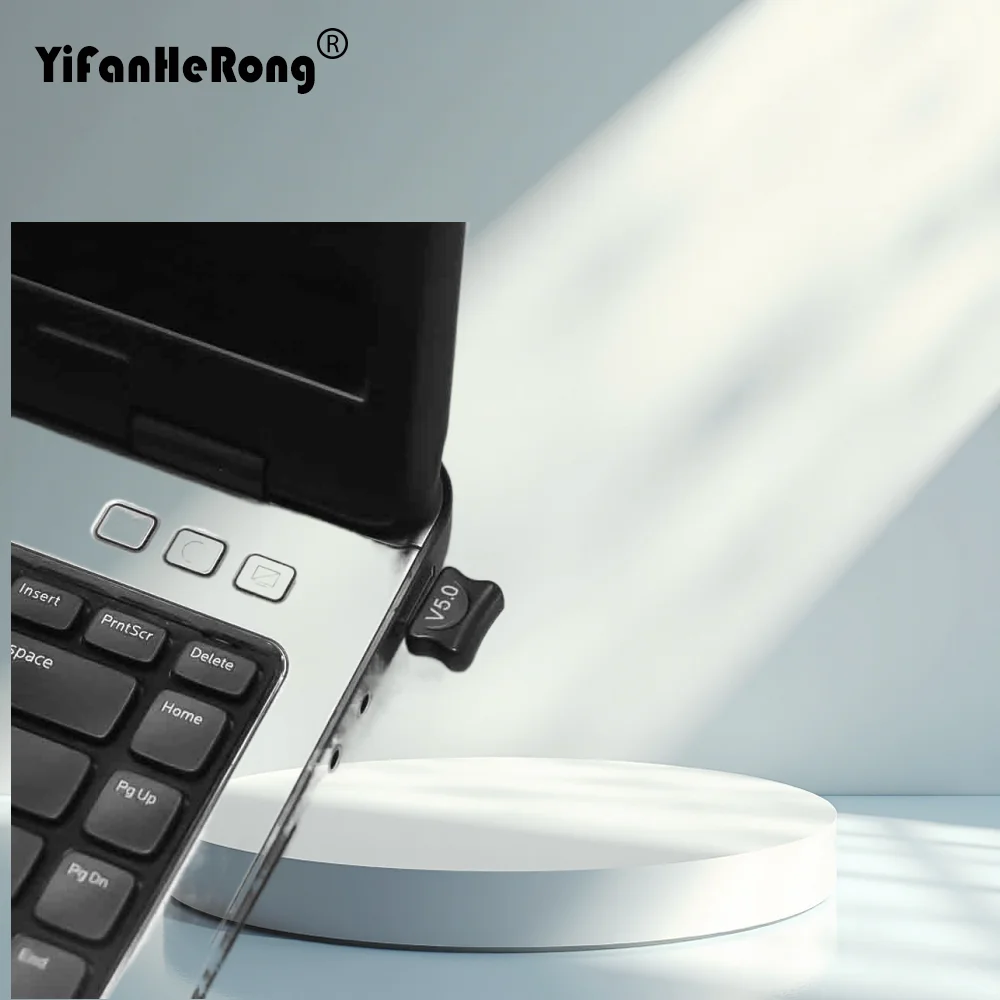 

5.0 Bluetooth-Compatible Adapter USB Transmitter for PC Computer Receptor Laptop Earphone Audio Printer Data Dongle Receiver