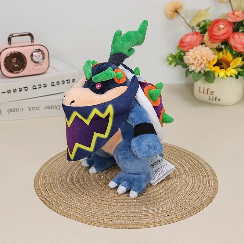 27Cm Mario Dark Bowser Jr Plush Doll Game Figure Soft Toys Collection Birthday Gift view 4