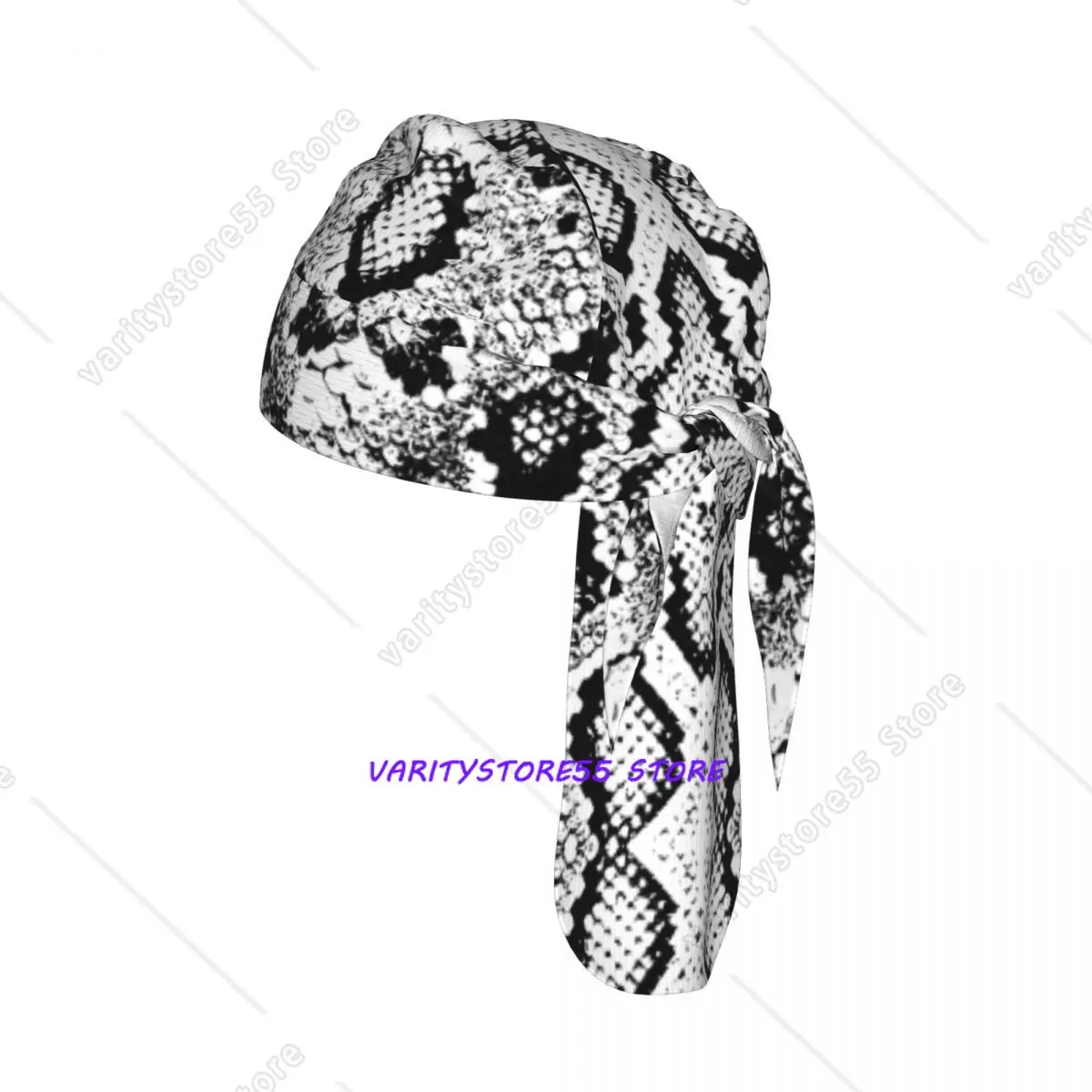 AliExpress NONE Quick-drying Beanie Pirate Hat Snake Skin Scales Texture Sport Cycling Cap Hiking Camping Head Scarf Bandana Hat