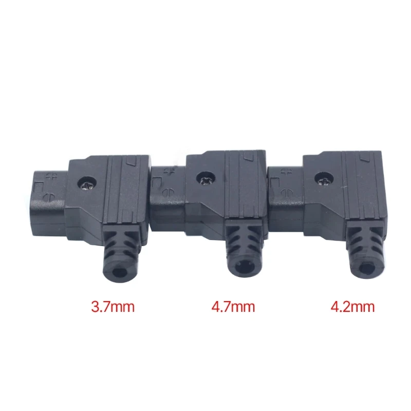 D-Tap DIY Plug Dtap 2 Pin Male Connector for Anton V-mount Power Cable Drop Ship