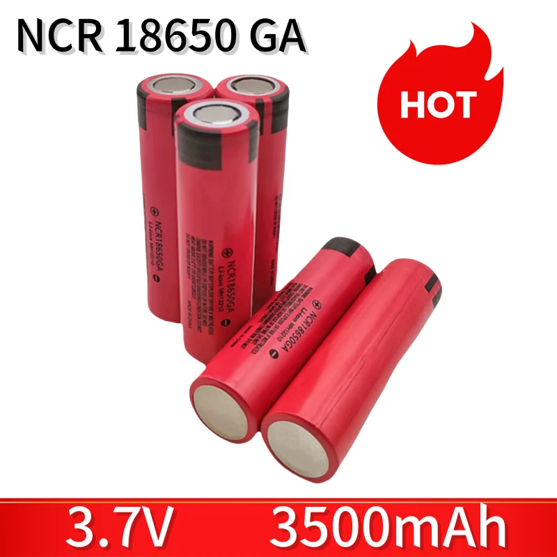 

3.7V 3500mAh 18650 NCR 18650 GA Rechargeable lpega Li-ion Battery 30A Discharge for Toys Tools Flashlight Battery