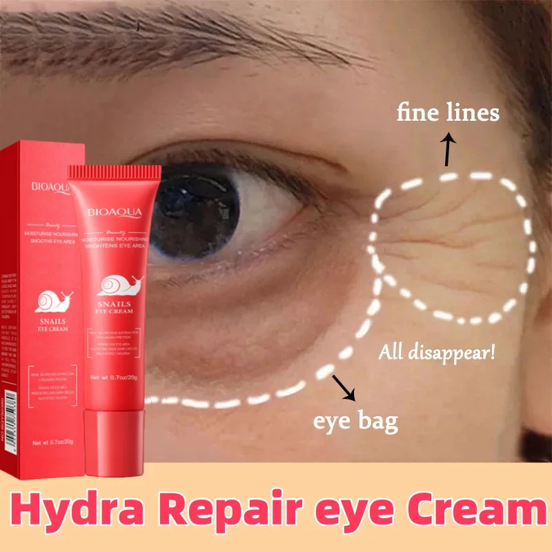 

20g Wrinkle Remove Eye Cream Collagen Remove Fine Lines Eye Bags Anti Dark Circle Puffiness Moisturizing Firming Eye Care