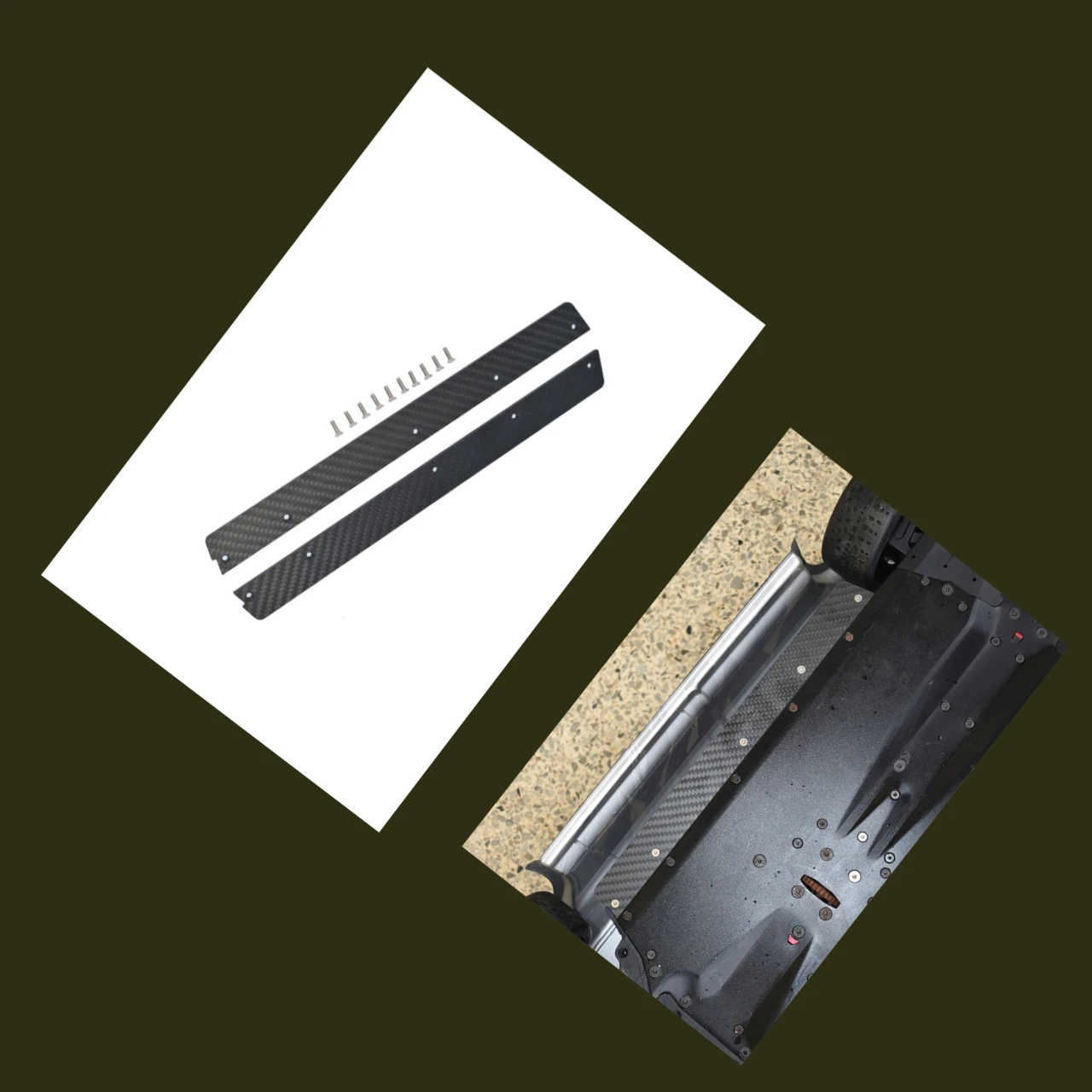 

Боковые панели шасси из углеродного волокна GPM шириной 25 мм ARRMA 1/7 Infraction 6S, Limitless 8S ARA320509