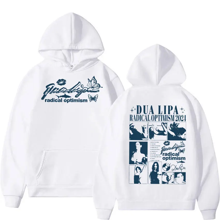 Dua-lipa Radical Optimism Album Hoodie For Man Women Retro Fashion Trending Clothing Sweatshirt Oversized Comfortable Streetwear