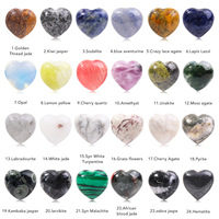 5/10/20pcs 10X15mm Hole-Free Crystal Heart Rough Stone Heart-Shaped Handpiece Accessory Peach Heart Semi-Precious Yoga