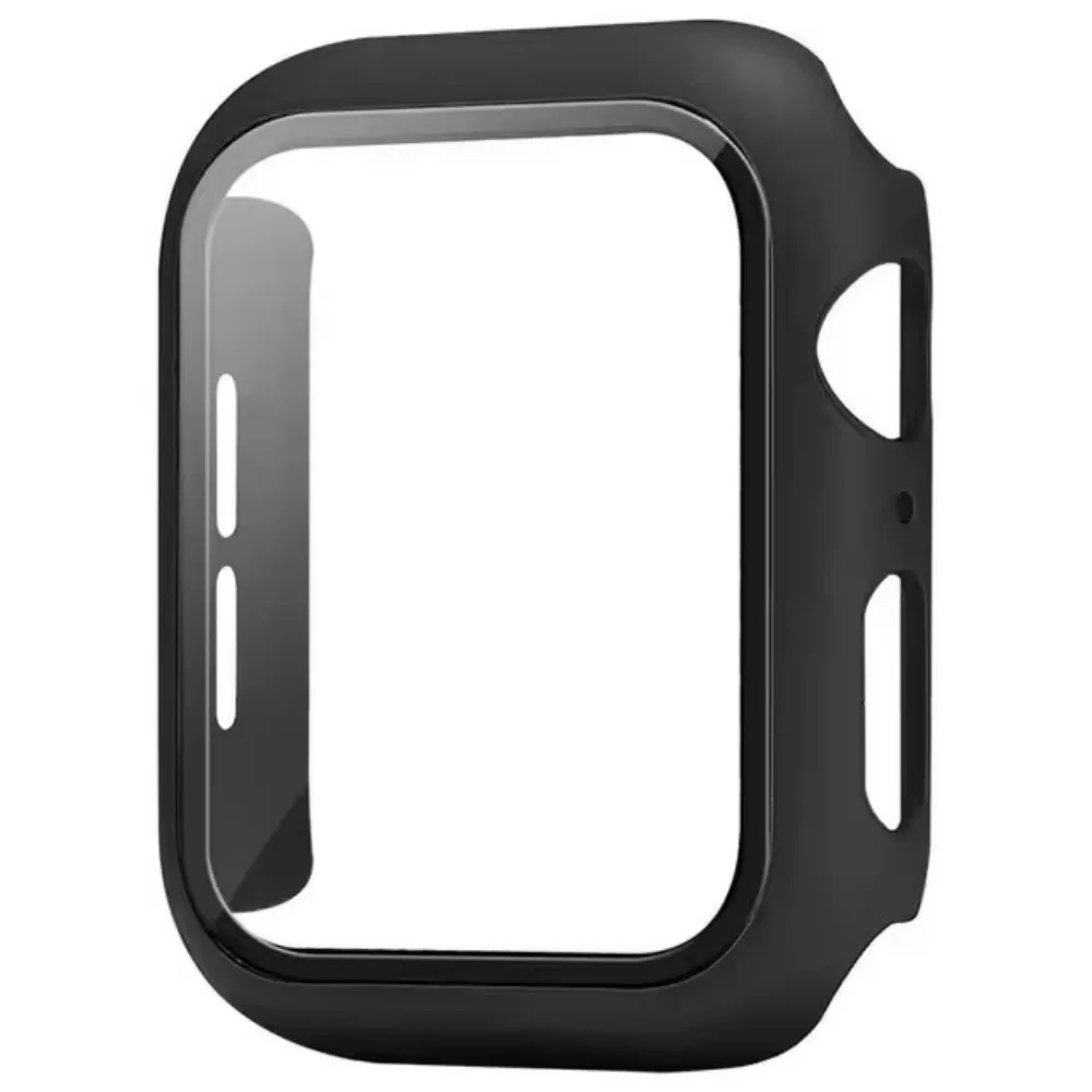 PC Case+Glass for Apple Watch 46mm 42mm 49mm 45mm 41mm 44mm 40mm bumper Screen protector iwatch Series 10 Ultra 9 8 7 6 5 4 SE 3