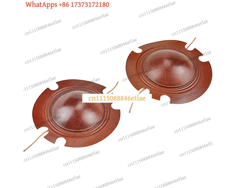 38.5mm Core Broadcast Tweeter Voice Coil 40W Siren Treble Diaphragm Dual Side Wire Repair Audio Accessories 2pcs