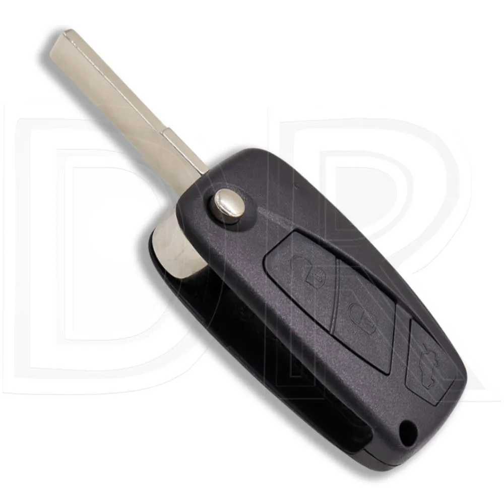 Great ID46 PCF7941 Chip 433MHz SIP22 Flip Car Remote Control Key For Fiat Panda 2003-2012
