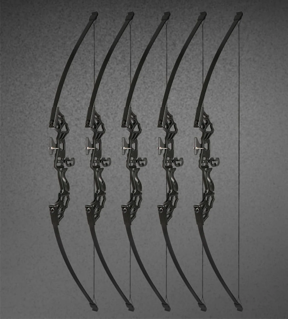 30/40/50lbs Professional Hunting Bow Fishing Archery Alloy Straight Bow For Outdoor Hunting Shooting Practice Arrows Accessories