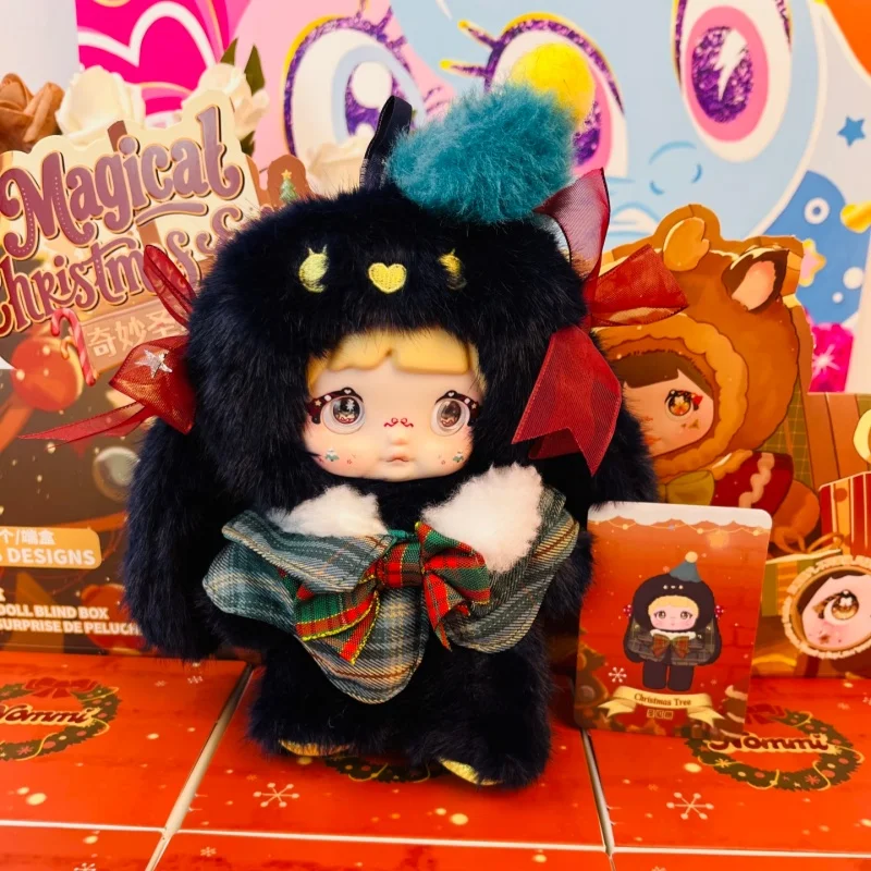 

В наличии Sure Fun Nommi Magical Christmas Eve виниловые плюшевые подвесные украшения слепая коробка милые украшения для стола фигурка праздничный подарок