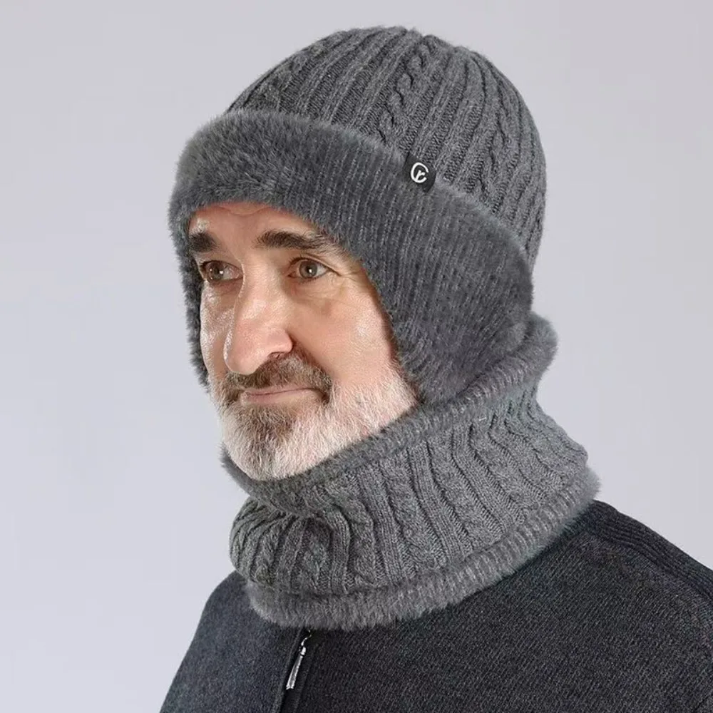 بالاكلافا قبعة الصوف وشاح وقبعة مجموعة لينة مرنة مقنعين قبعة حرارية بلون سميكة محبوك وشاح في الهواء الطلق