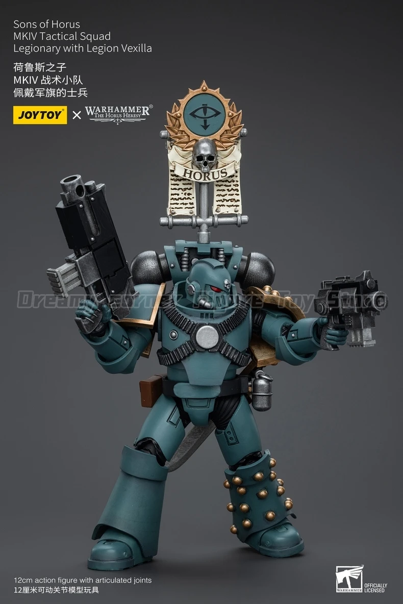 

【В наличии】JOYTOY Warhammer 40K Sons of Horus MKIV Tactical Squad 1/18 Фигурка Модель игрушки