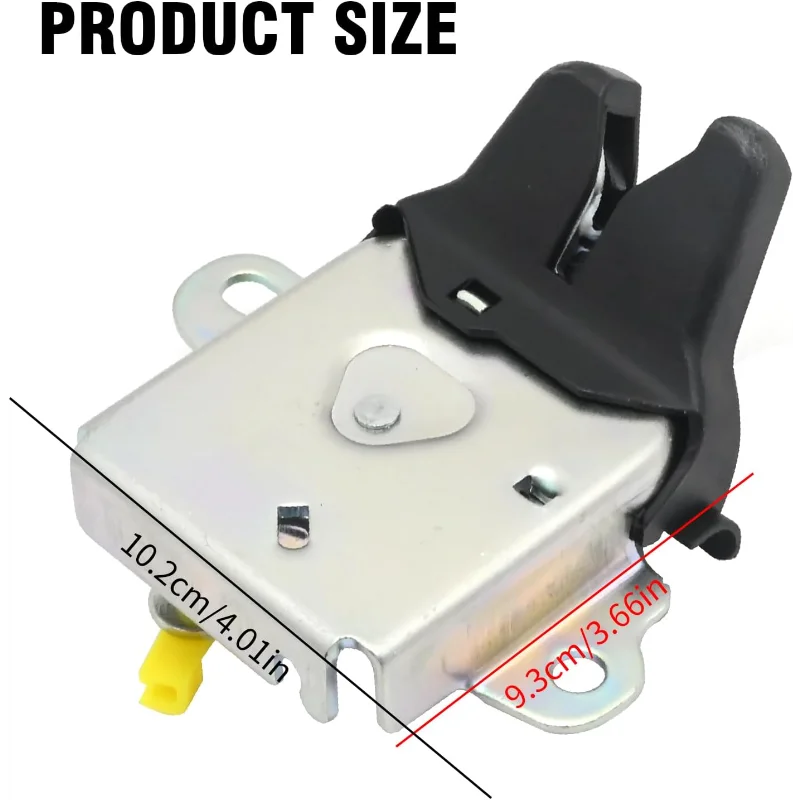 64610-12360 6461012360 64610 12360 سيارة الخلفي الباب الخلفي الجذع مزلاج قفل الباب المحرك لتويوتا كورولا E12 2004-2016 1.8L