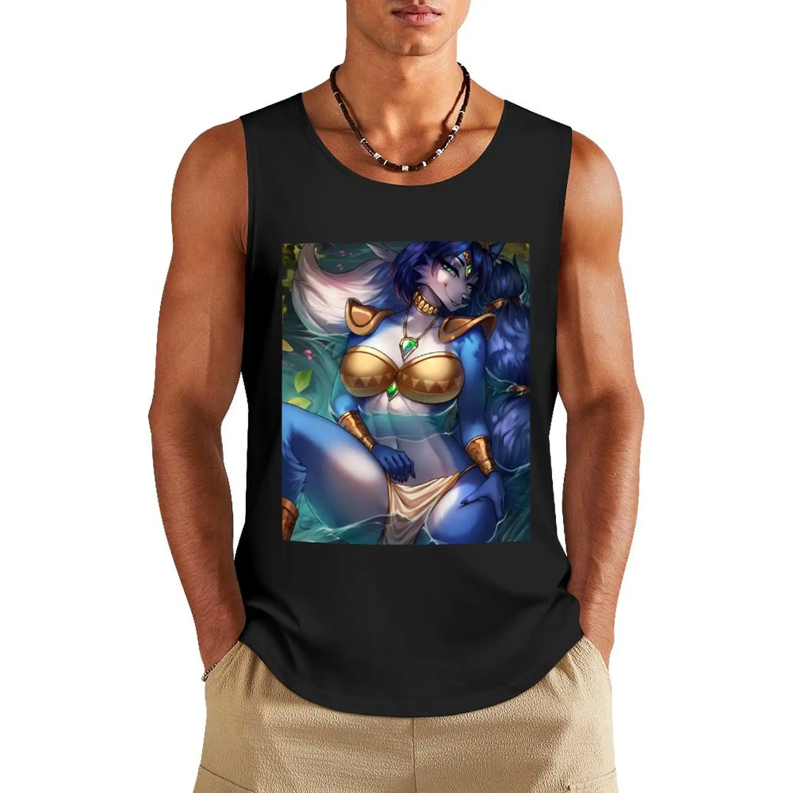 

Krystal from Star Fox [SFW] Tank Top Men's clothes sleeveless shirt man