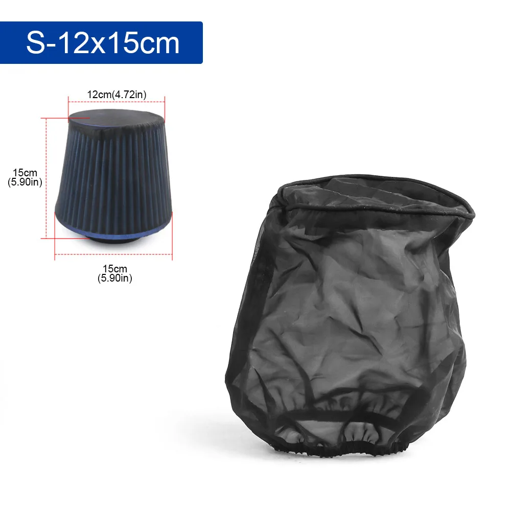 Upgraded Air Filter Protective Cover Real Waterproof Oilproof Dustproof for High Flow Air Intake Filters Air Filter Cover