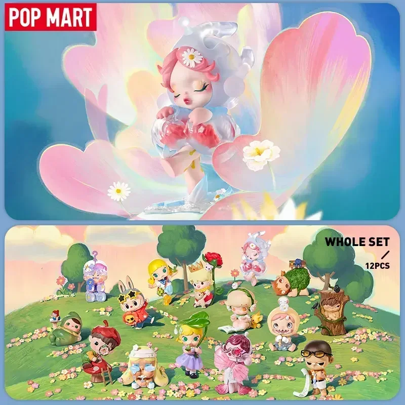 

POP MART Hand in Hand Series Kawaii Аниме Фигурка Слепая коробка Игрушка Украшение рабочего стола Сюрприз Таинственная слепая сумка