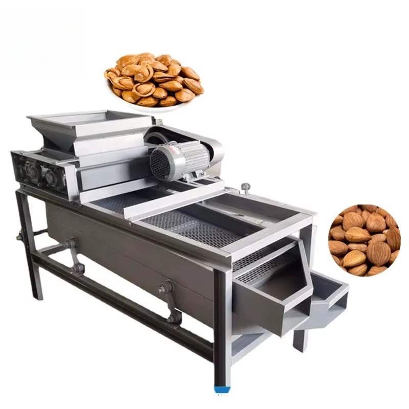 Multifunctional Almond Shelling Machine Durable Grain Processing Device Safe Structure High Hulling Efficiency Simple Operation