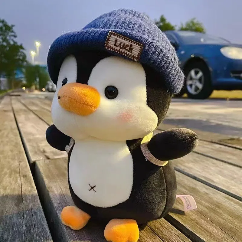 20cm Lucky Penguin Plush Toys Kawaii Stuffed Cartoon Animal Doll Birthday Christmas Gift for Kids Children