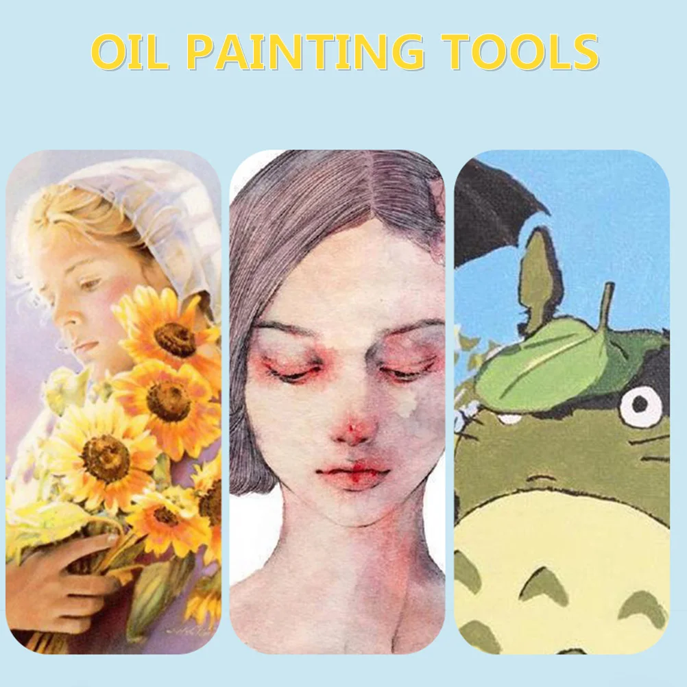 

12pcs Sponge Brush Set Art Class Craft Watercolor Oil Painting Tools Durable Easy Clean Portable Drawing Pen Art Supplies