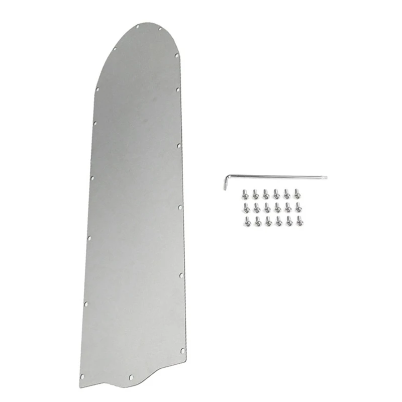 غطاء سفلي للبطارية غير القابل للصدأ للسكوتر الكهربائي ، حماية درع الهيكل ، قطع غيار إصلاح الفضة ، Ninebot Max G2