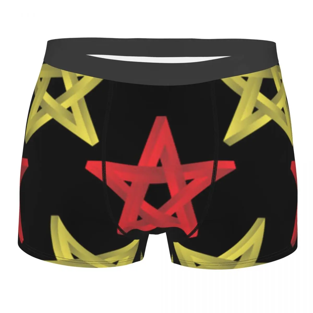 

Underwear Men Boxers Pentagram Five Pointed Star Boxer Underwear Male Underpant Boxershort Homme