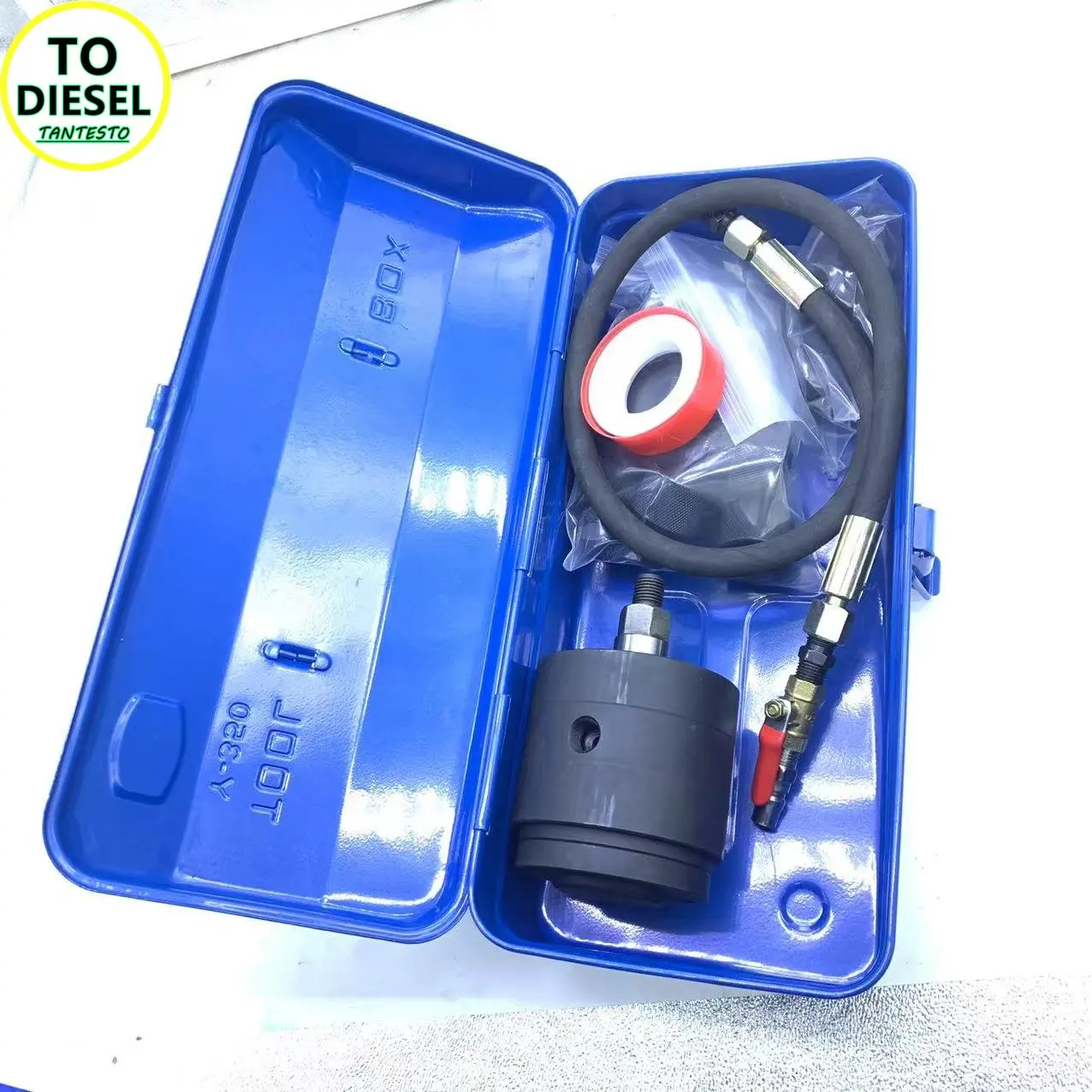 21PCS Pneumatic Diesel Common Rail Injector Puller Removal Tool Sets 1000NM Air Source 0.5-0.8bars