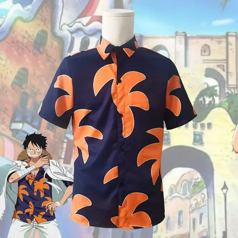 

Halloween Cosplay Monkey·D·Luffy Arena Shirt Of The Same Style Everyday Clothing