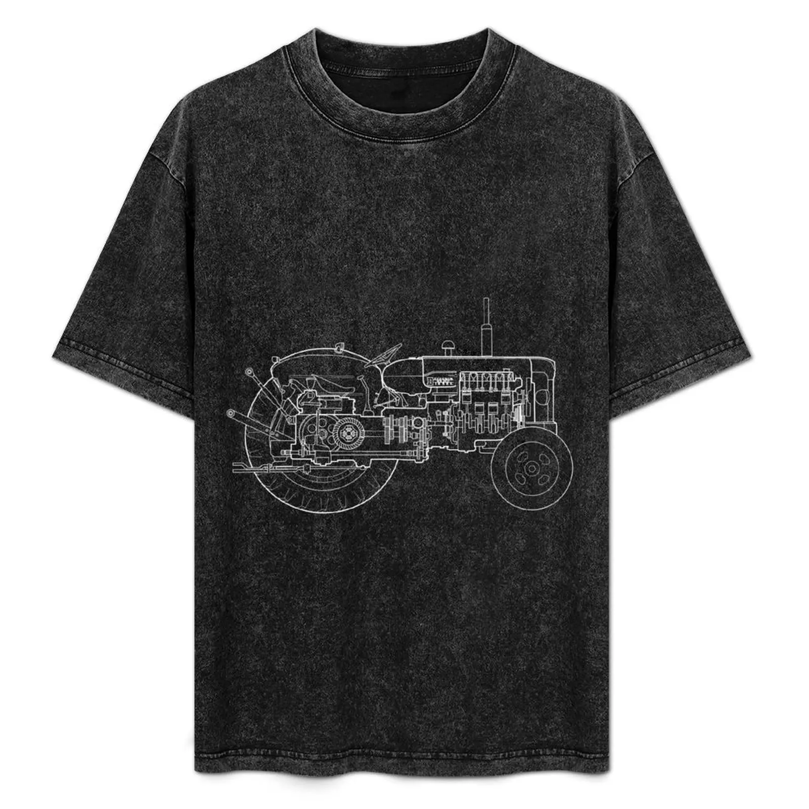 Camiseta Fordson Major Tractor and Its Oily Bits, camiseta casual de longa duração
