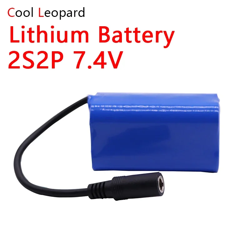 7.4V 5200mAh Lithium Ion Battery For T188 T888 Remote Control Fish Finder Fishing Bait Boat Spare Parts RC Toys Accessories