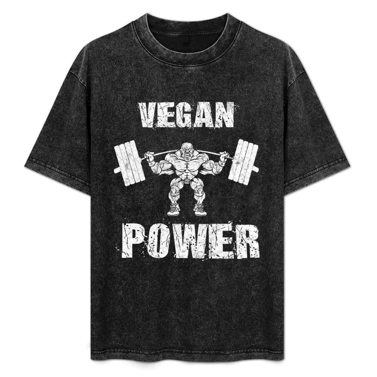 

Vegan Power T-Shirt Fashion Simple Casual Tee Shirt