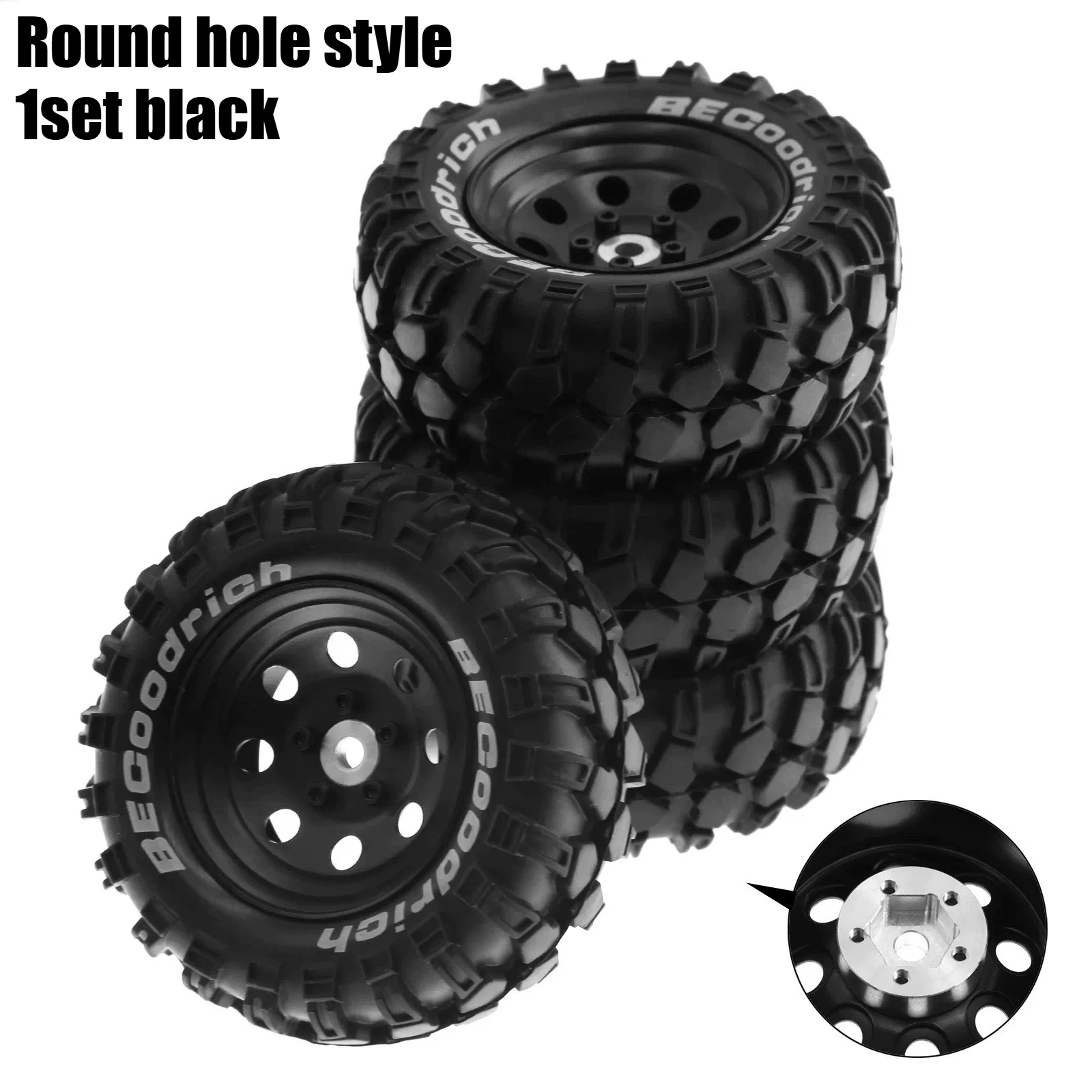 MJX H12Y H12Y + H12P 1/12 RC Simulatie Klimmen Auto Onderdelen Band Huid + Metalen Wielset