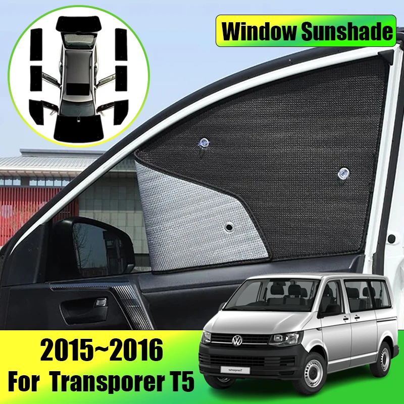 

Window Sunshade Cover For Volkswagen VW Caravelle Transporter Multivan Doubleback T5 SWB 2003~2015 Car Sunscreen Car Accessories