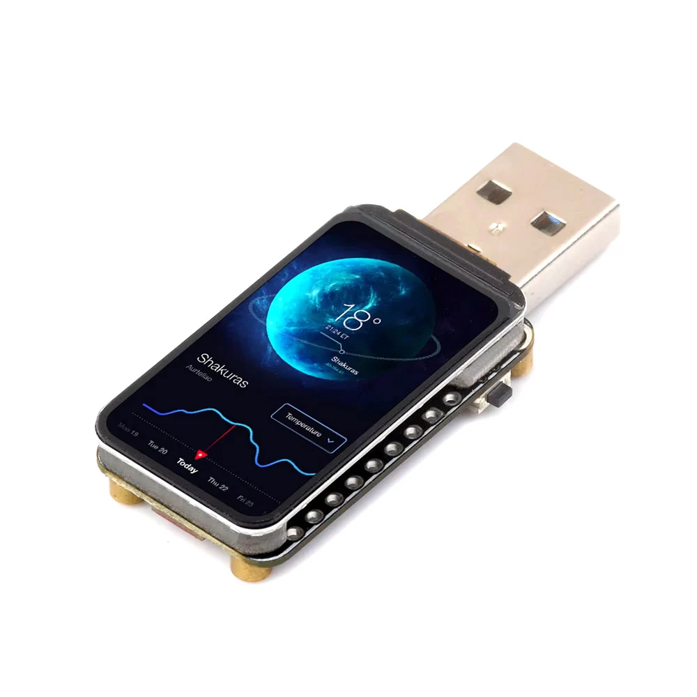 

Макетная плата Waveshare ESP32-S3 с 1,47-дюймовым дисплеем 172*320 262K, настраиваемым Wi-Fi и сборкой Bluetooth PCBA