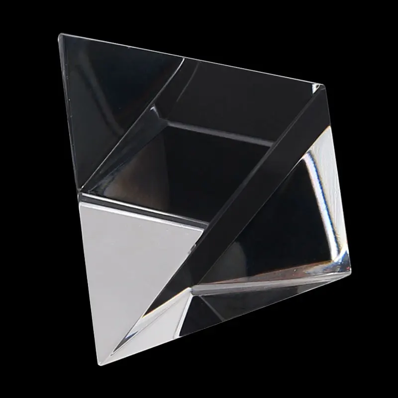 Imagem -02 - Prisma Vidro Óptico Pirâmide de Cristal Pirâmide Retangular Poliédrico Popular Science Estudar Home Estudantes 40 mm
