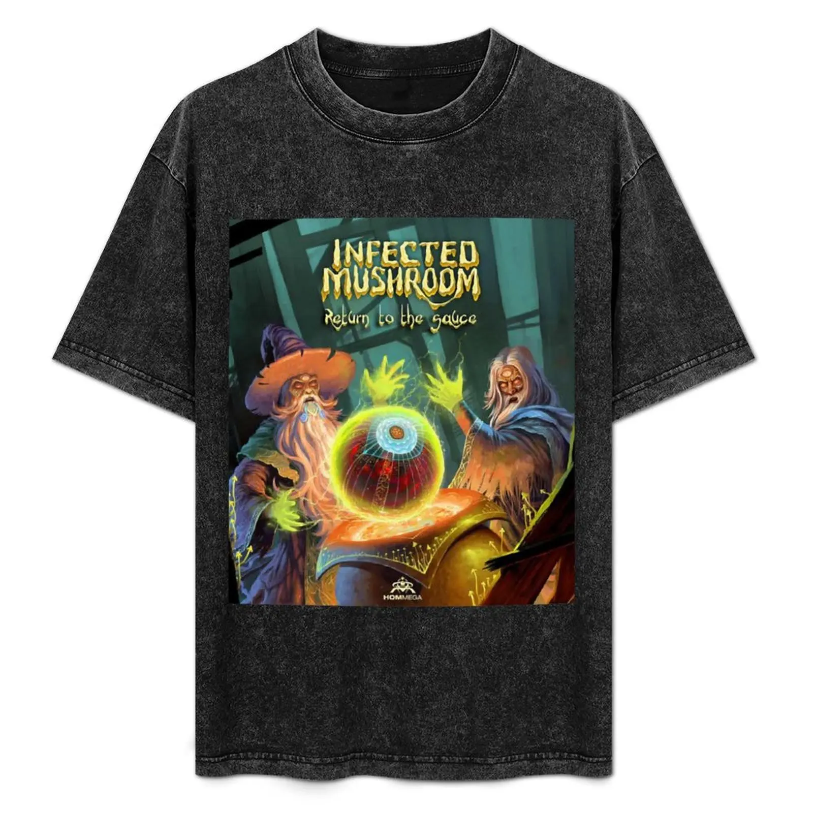 Infected Mushroom Design T-Shirt anime figures street wear plus size men clothing