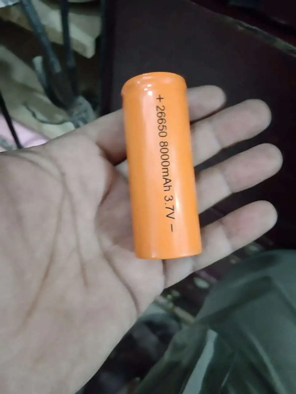 buy more will cheap Original genuine 26650 lithium battery 8000mAh 3.7V flat head 3C discharge power lithium battery