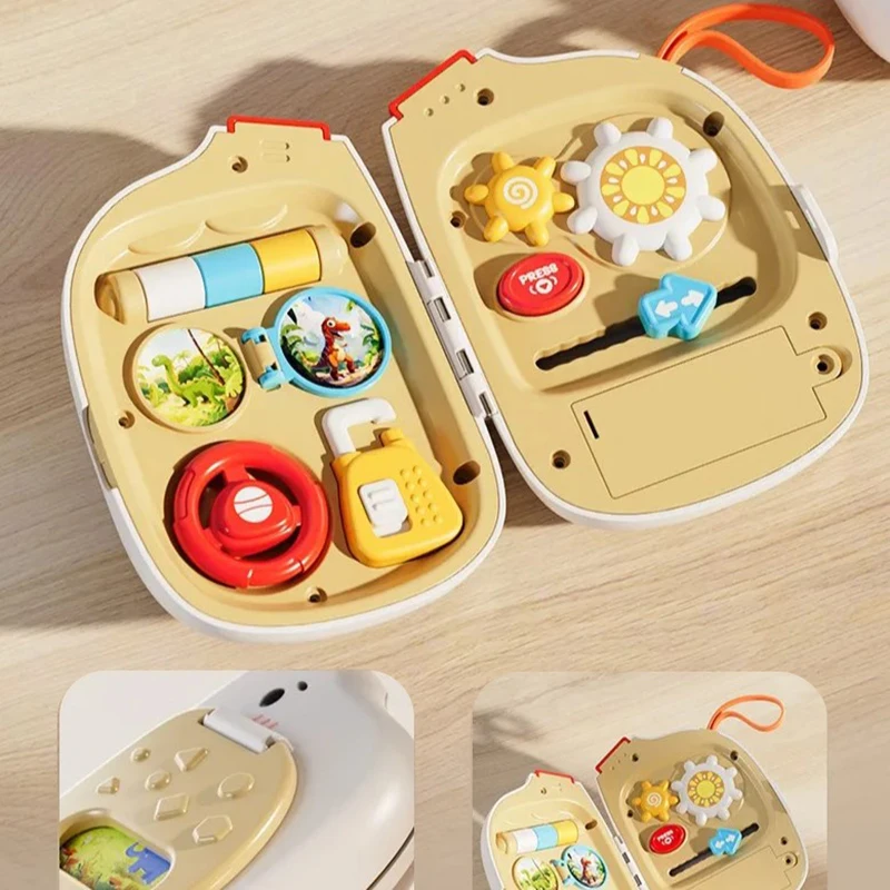 【BS】Elefanten-Telefon-Spielzeug mit Musik für Babys 2-in-1 Sensorisches Spielzeug Lustiges Erzähltelefon Montessori Lernspielzeug Kindergeschenk