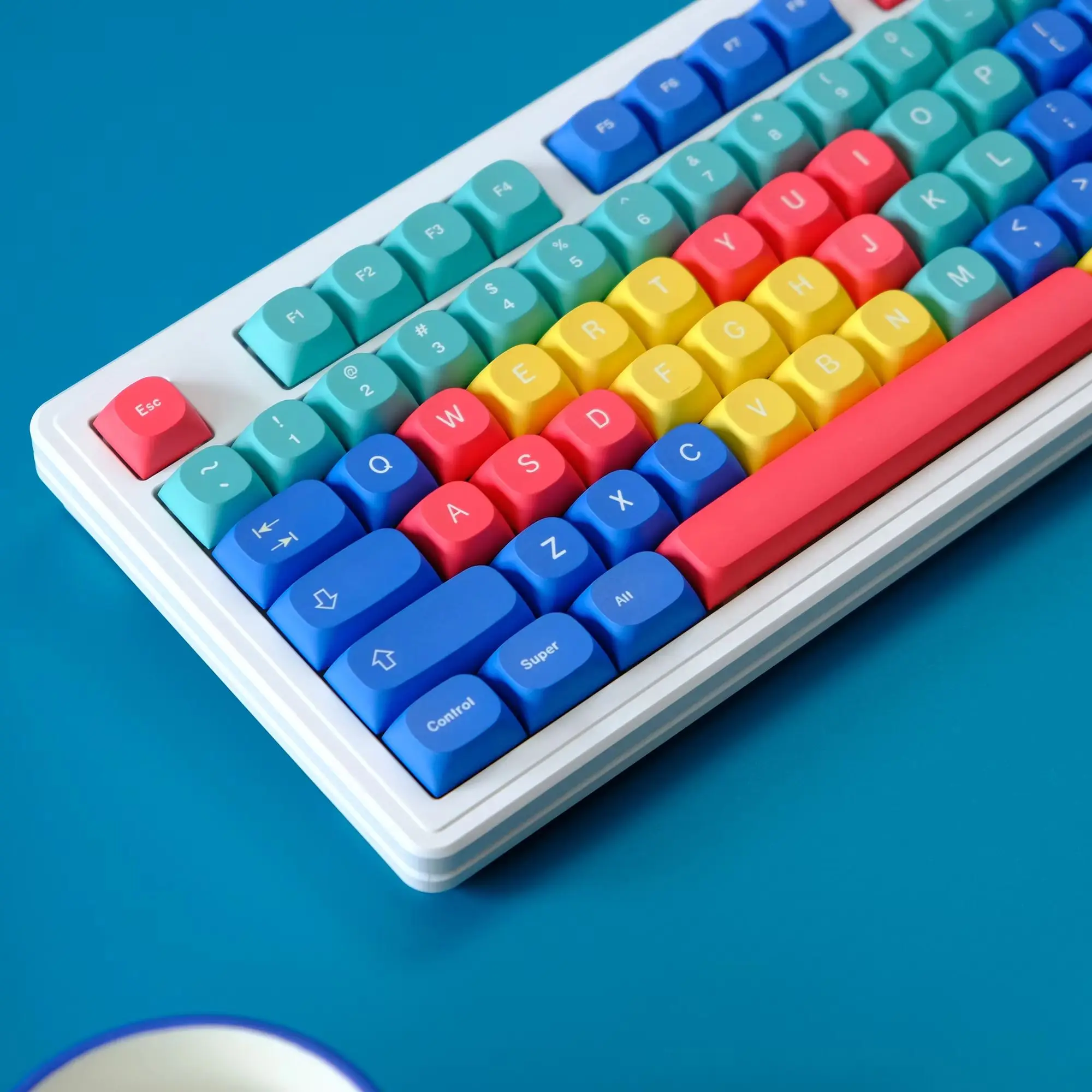 Imagem -02 - Perfil Gmk Painel Keycaps Keycap Gradiente Brilhante Sublimação Pbt Dye Fit para mx Switch Acessórios Teclado Mecânico ma