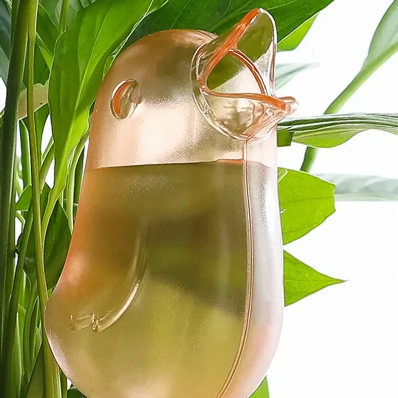 High quality automatic flower waterer plant waterer self watering water balloon bird shaped hand blown plastic water balloon