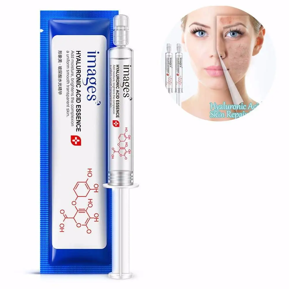 10ml Maschera ad ago ialuronico Acido liquido Shuiguang Applicatore ad ago Idratante Siero viso Injezioni Liquido Cura della pelle Trucco