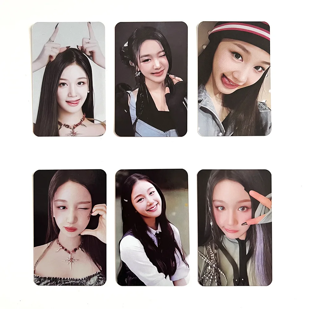 6Pcs/Set BABY MONSTER Lomo Cards Babymons7e HD Print Photo Cards ASA RUKA PHARITA AHYEON RAMI RORA CHIQUITA Fans Gifts