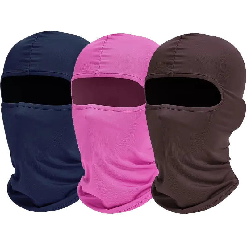 1/3 Stück Skimaske für Herren, Vollgesichtsmaske, Balaclava, Schwarze Skimasken mit Nackenschutz