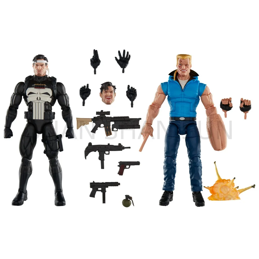 [In Stock] Punisher BUSHWACKER PUNISHER 16CM Comic Version Double Set Movable Figure Hobby Holiday Gift