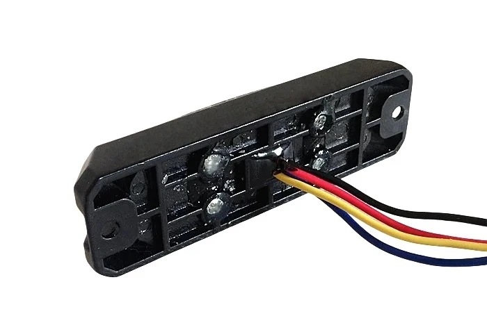 Bright 4Leds Car surface mount strobe warning light,12W Led Car Grille Flashing light,Auto Emergency light,waterproof,CE R65 E9