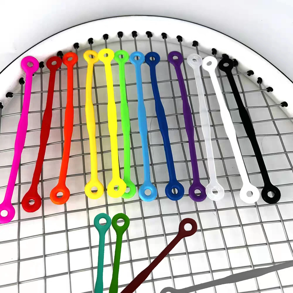

20 pcs tennis vibration dampeners racket string shock absorber long tie tennis racquet accessories for great gifts
