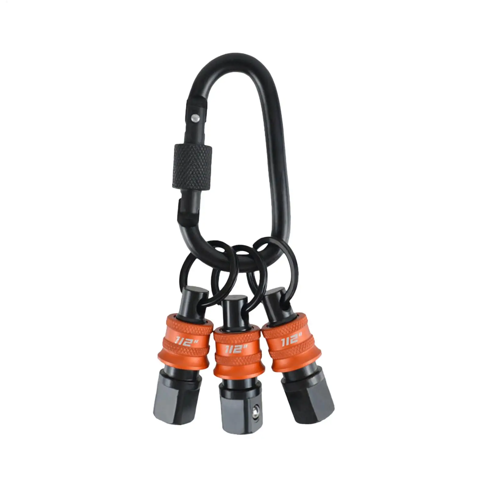 Square Socket Adapter Holder Keychain 1/2 Square Head Quick Change Conversion Rod Portable Hand-held Holders Hand Tools