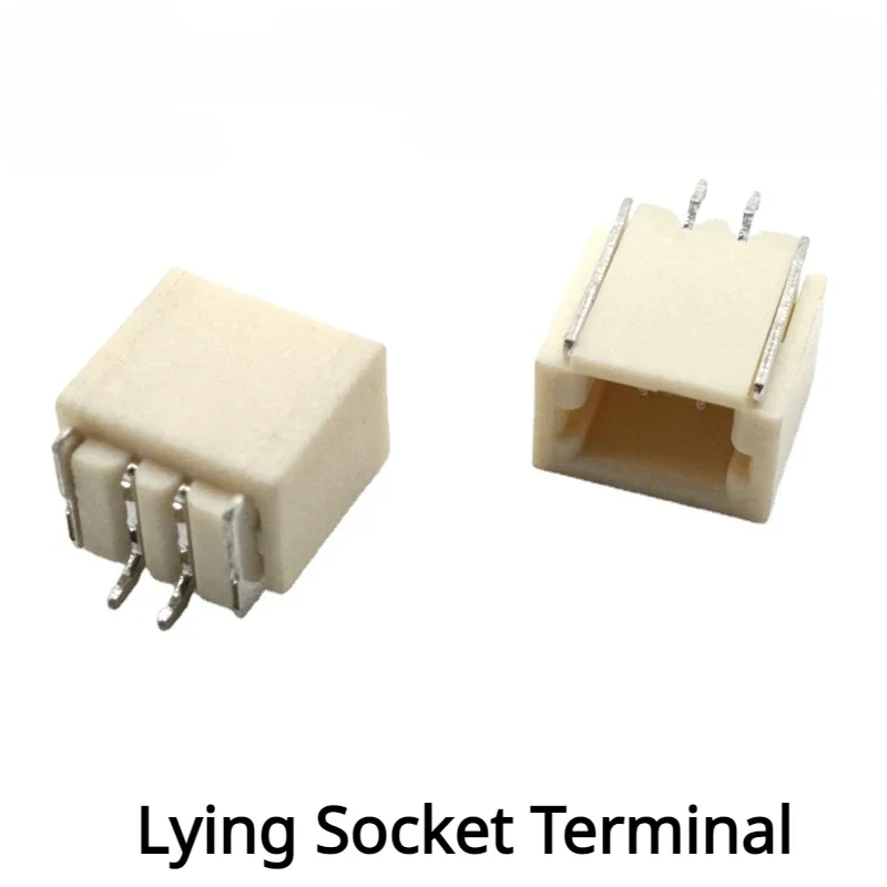 20pcs/Lot Sh1.0mm Pitch 1.0mm Connector 2P/3P/4P/5P/6P/7P/8p-12p Lying Socket Terminal Connector plug