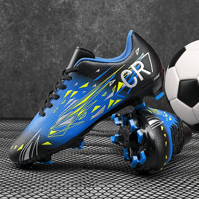 New Men Soccer Shoes Society  Football Shoes Indoor Kids Professional Football Field Boots Cleats AG FG Non Slip Sneake